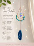 Turquoise Agate Sun Catcher