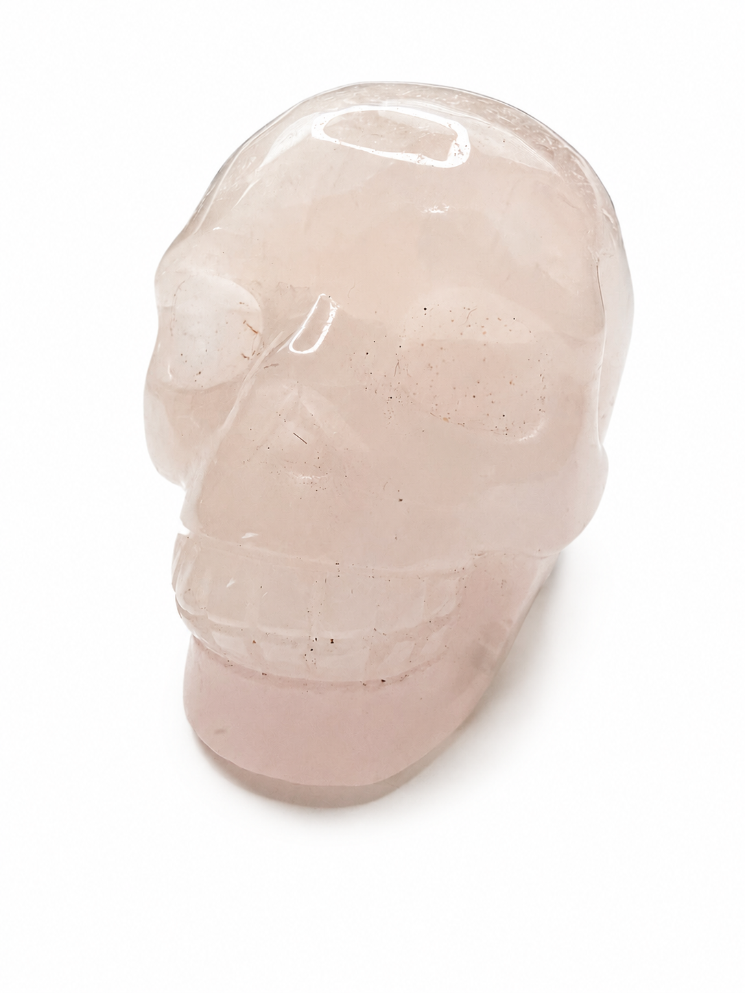 Rose Quartz Skull