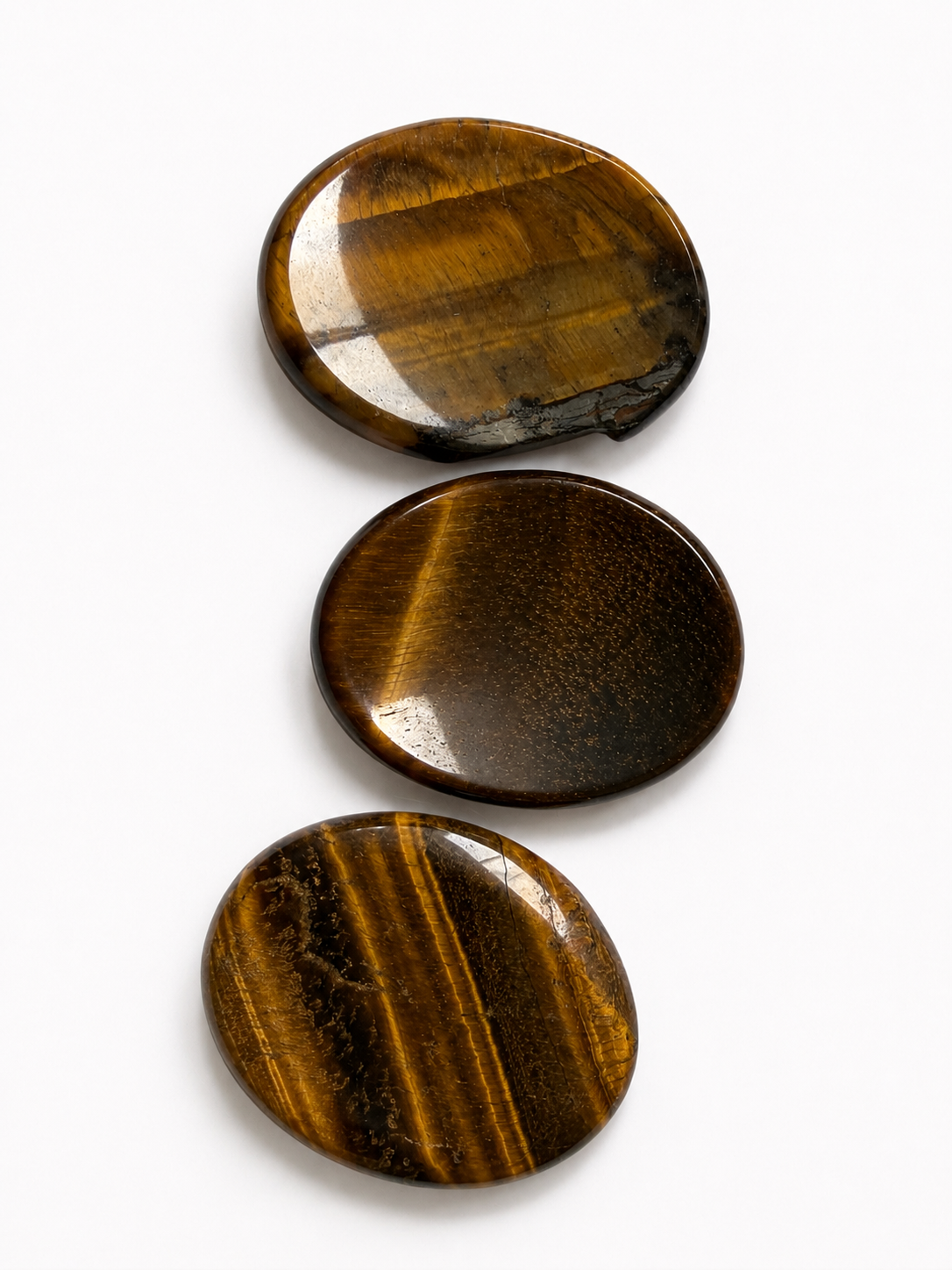 Tiger’s Eye Worry Stones