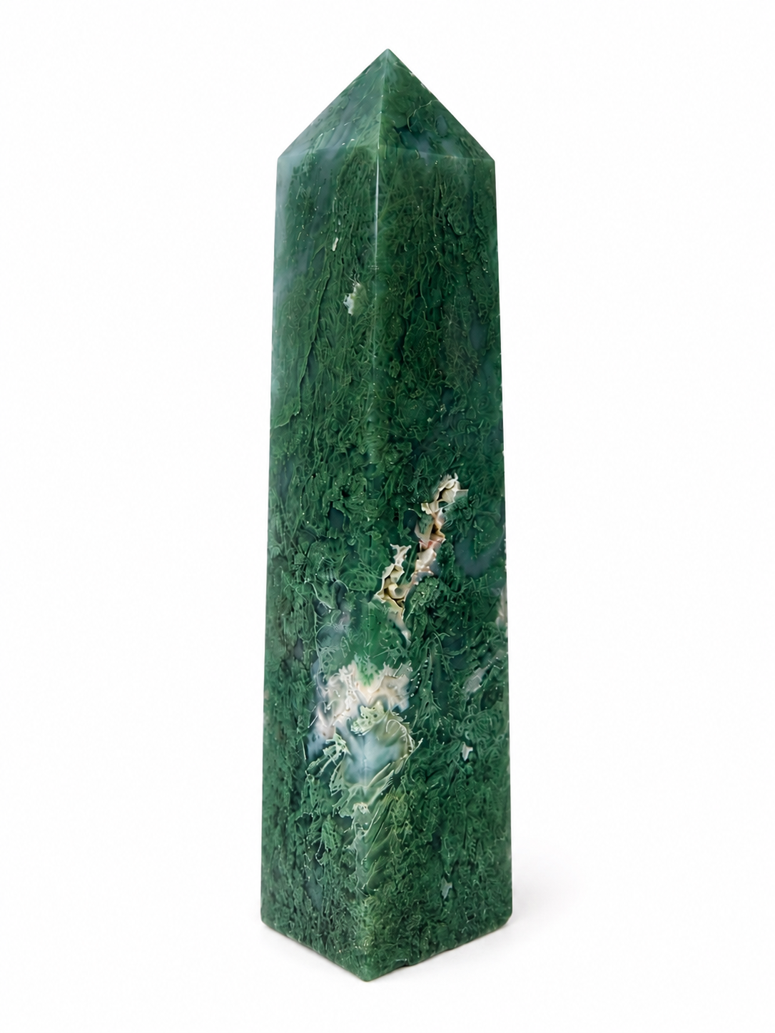 Moss Agate Tower 85mm