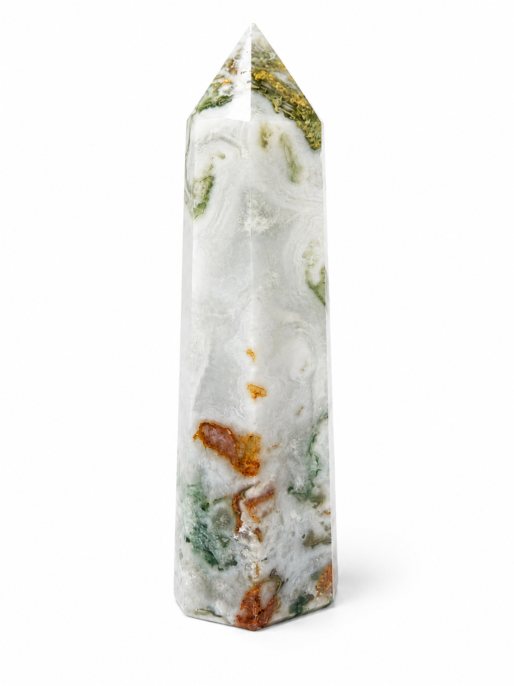 Moss Agate Tower 102 mm