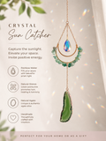 Green Aventurine Crystal Sun Catcher