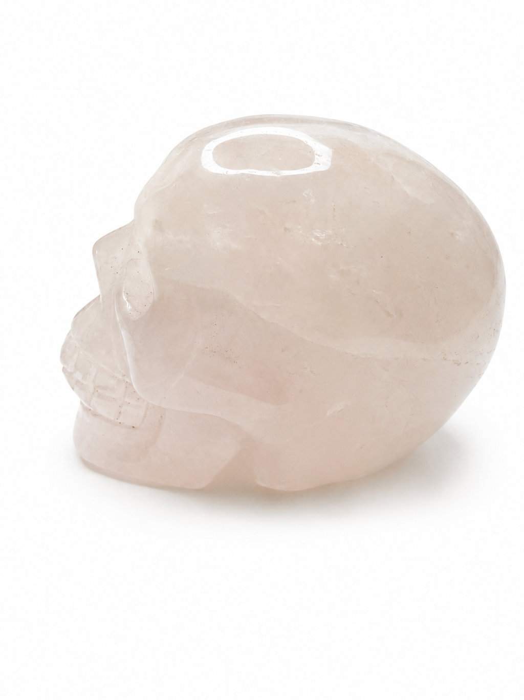 Rose Quartz Skull