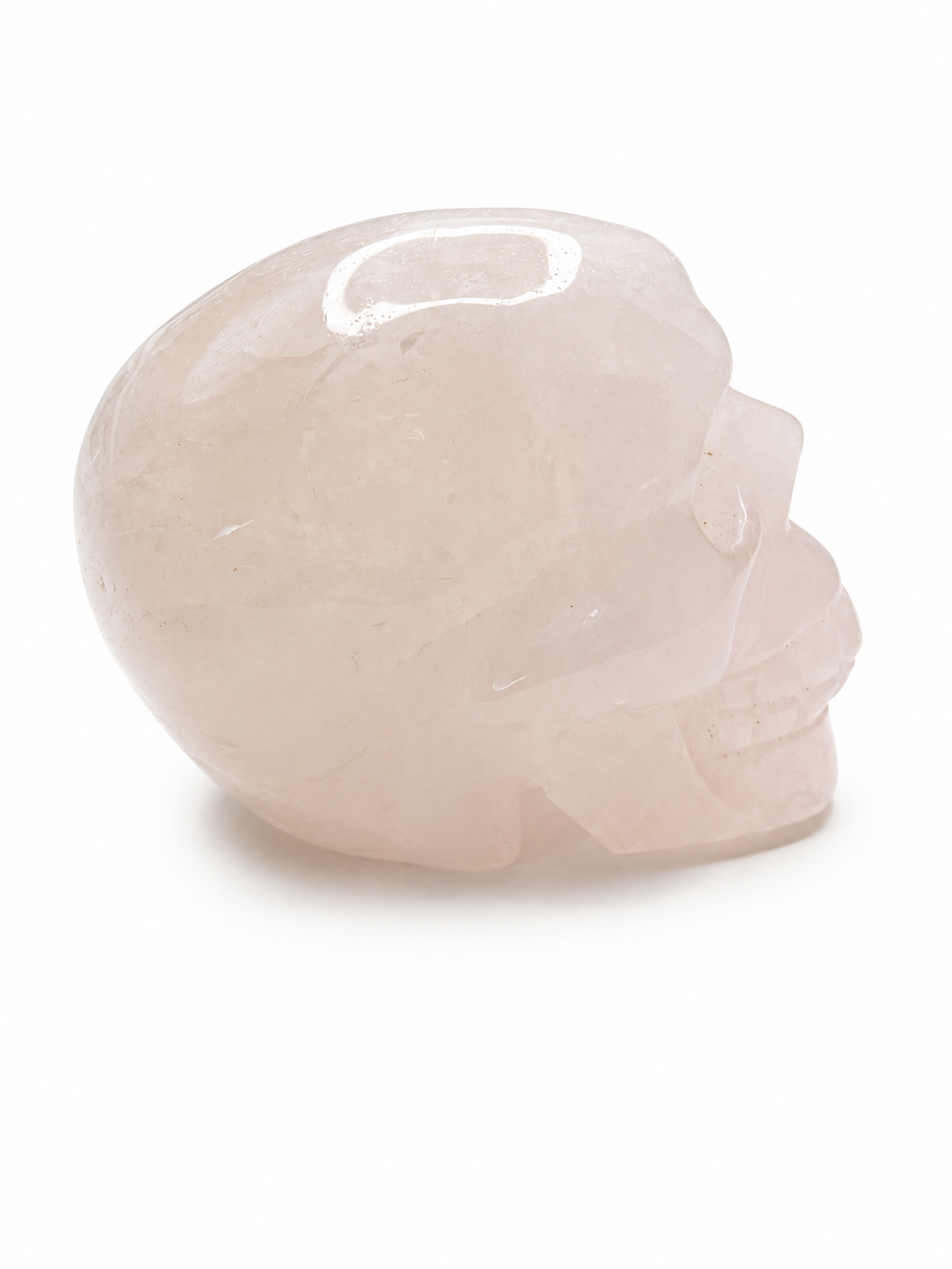 Rose Quartz Skull