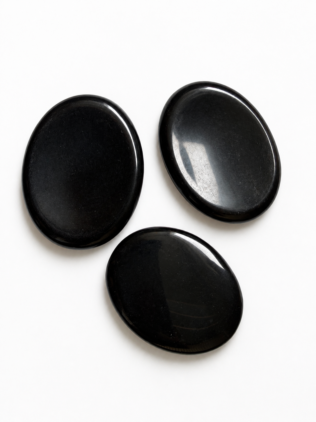 Black Obsidian Worry Stones