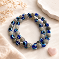 Evil Eye & Labradorite Protection Bracelet