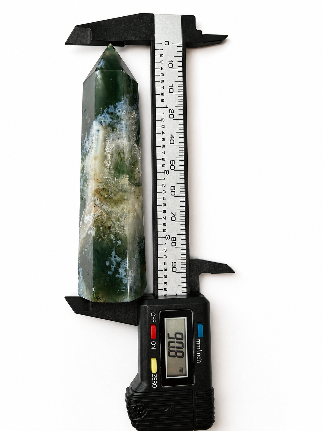 Moss Agate Tower 91mm