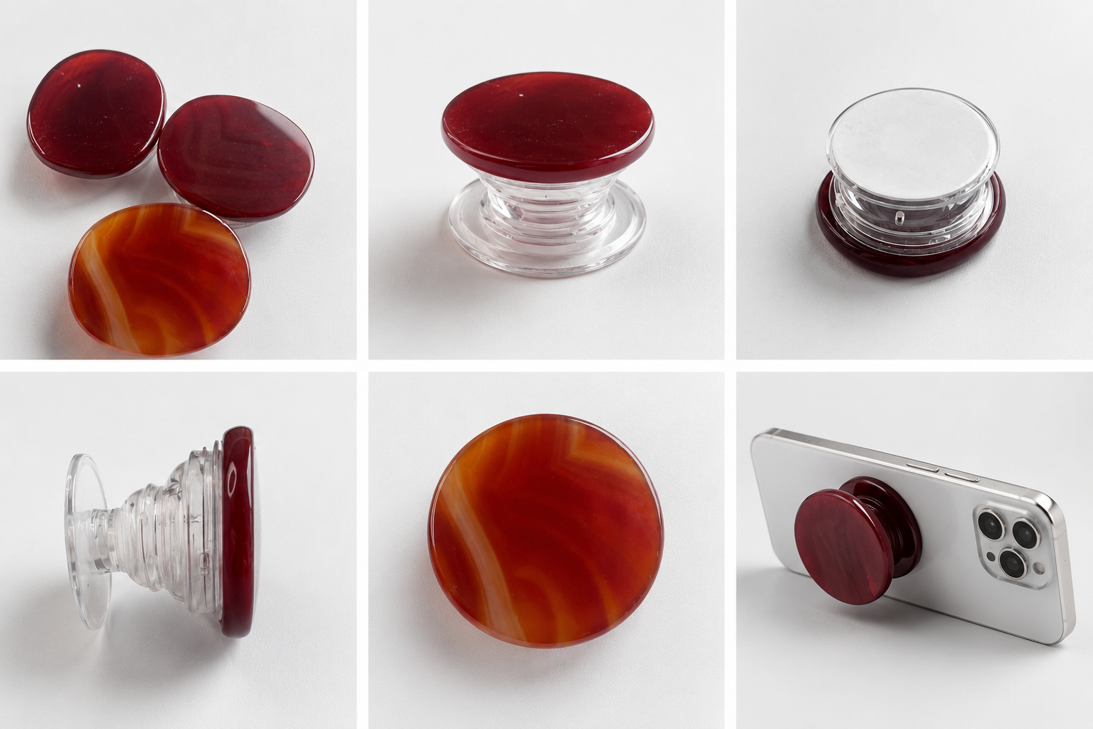 Carnelian Inspired Pop Socket