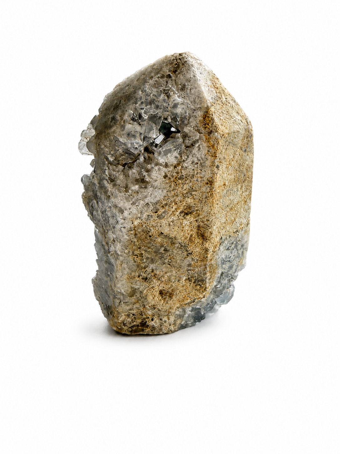 Celestite Point Cluster – 288g | Approx. 9cm Tall