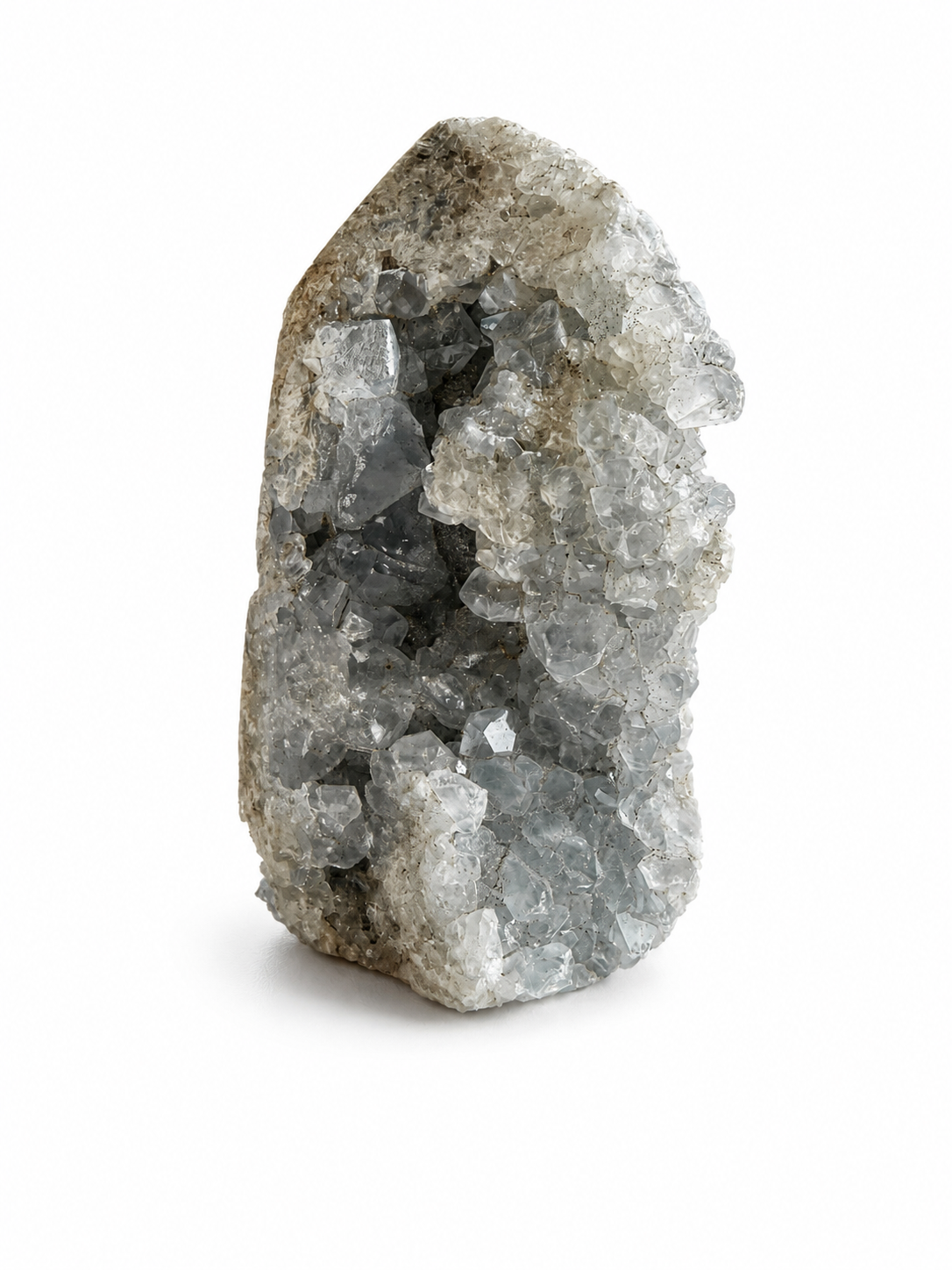 Celestite Point Cluster – 288g | Approx. 9cm Tall