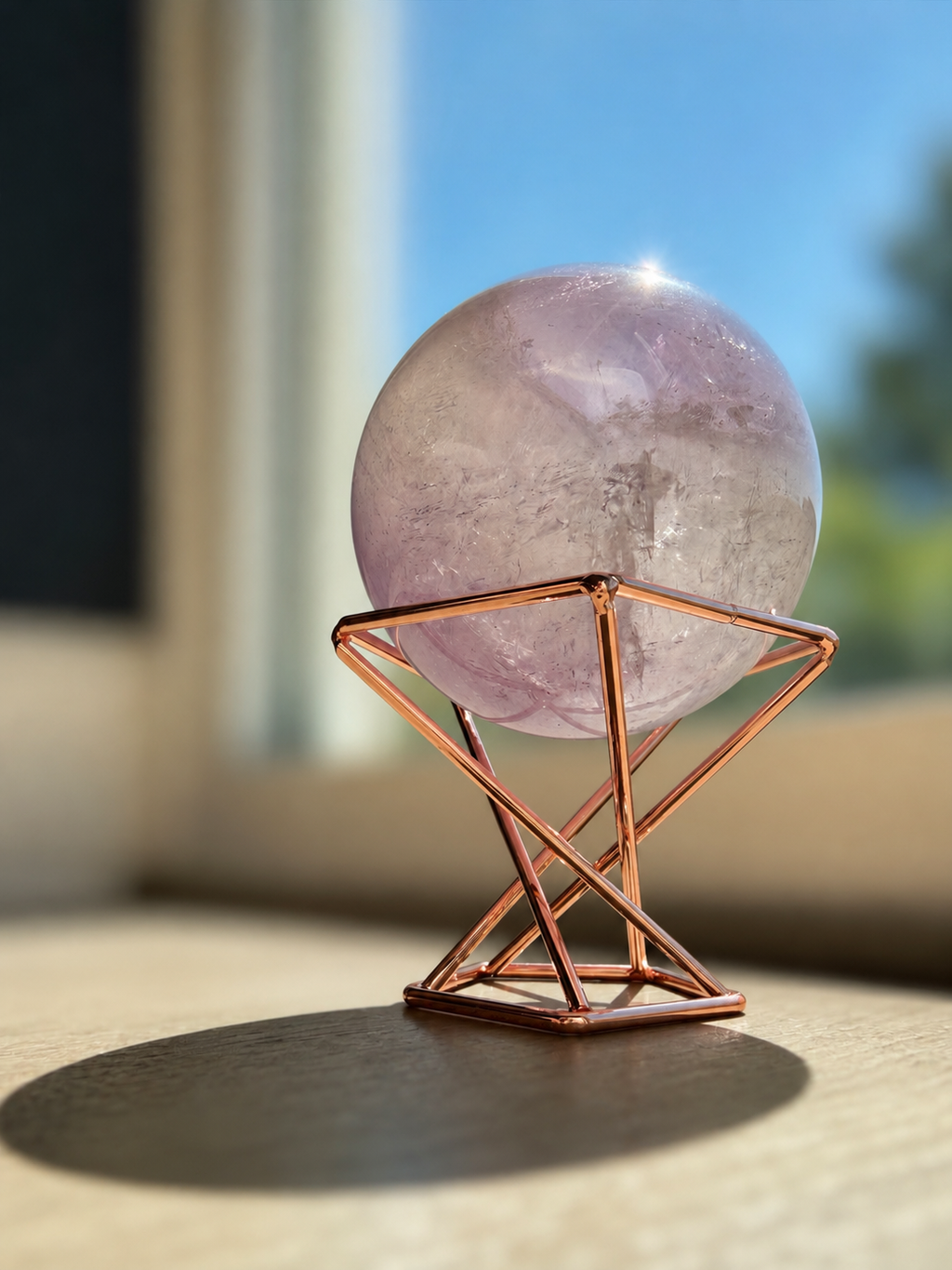 Amethyst Crystal Sphere 55.5mm