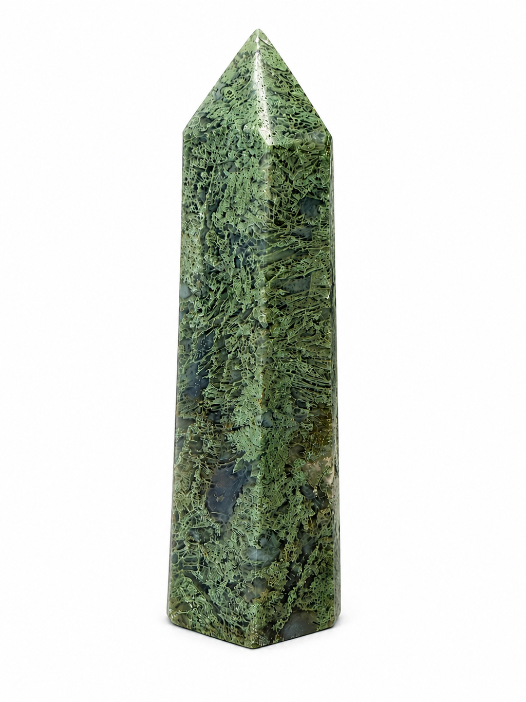 Moss Agate Tower 99mm
