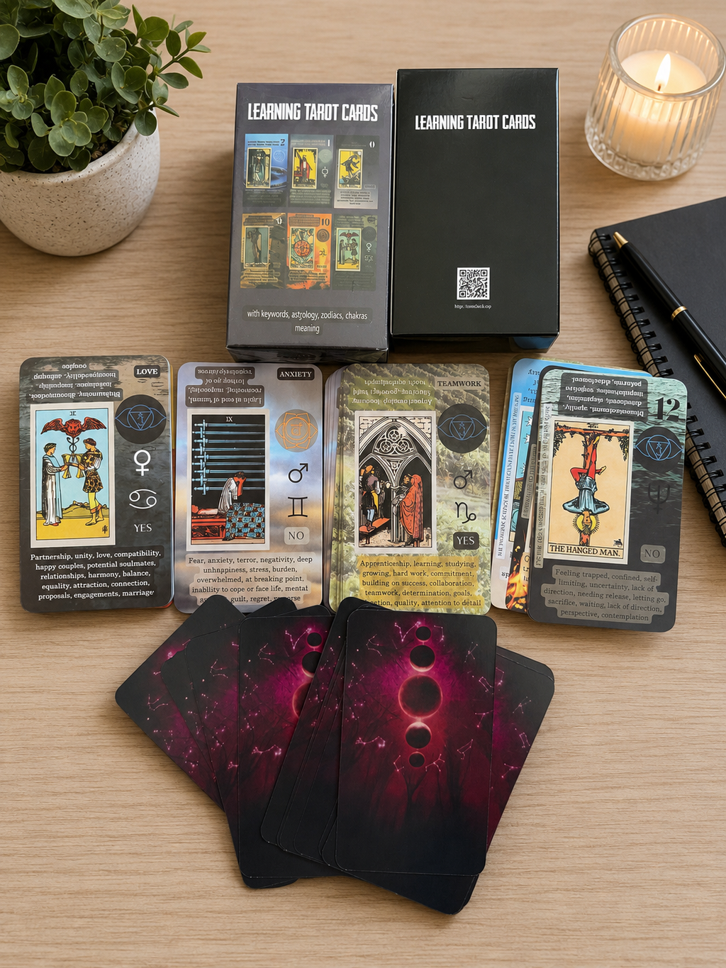 Learning Tarot Cards Deck