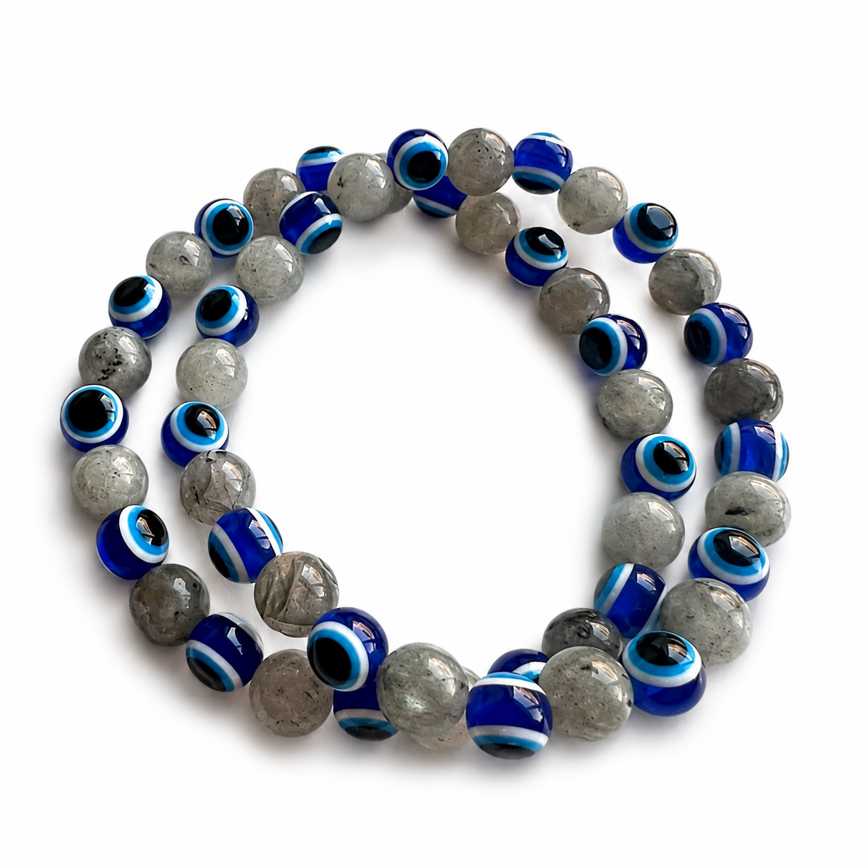 Evil Eye & Labradorite Protection Bracelet
