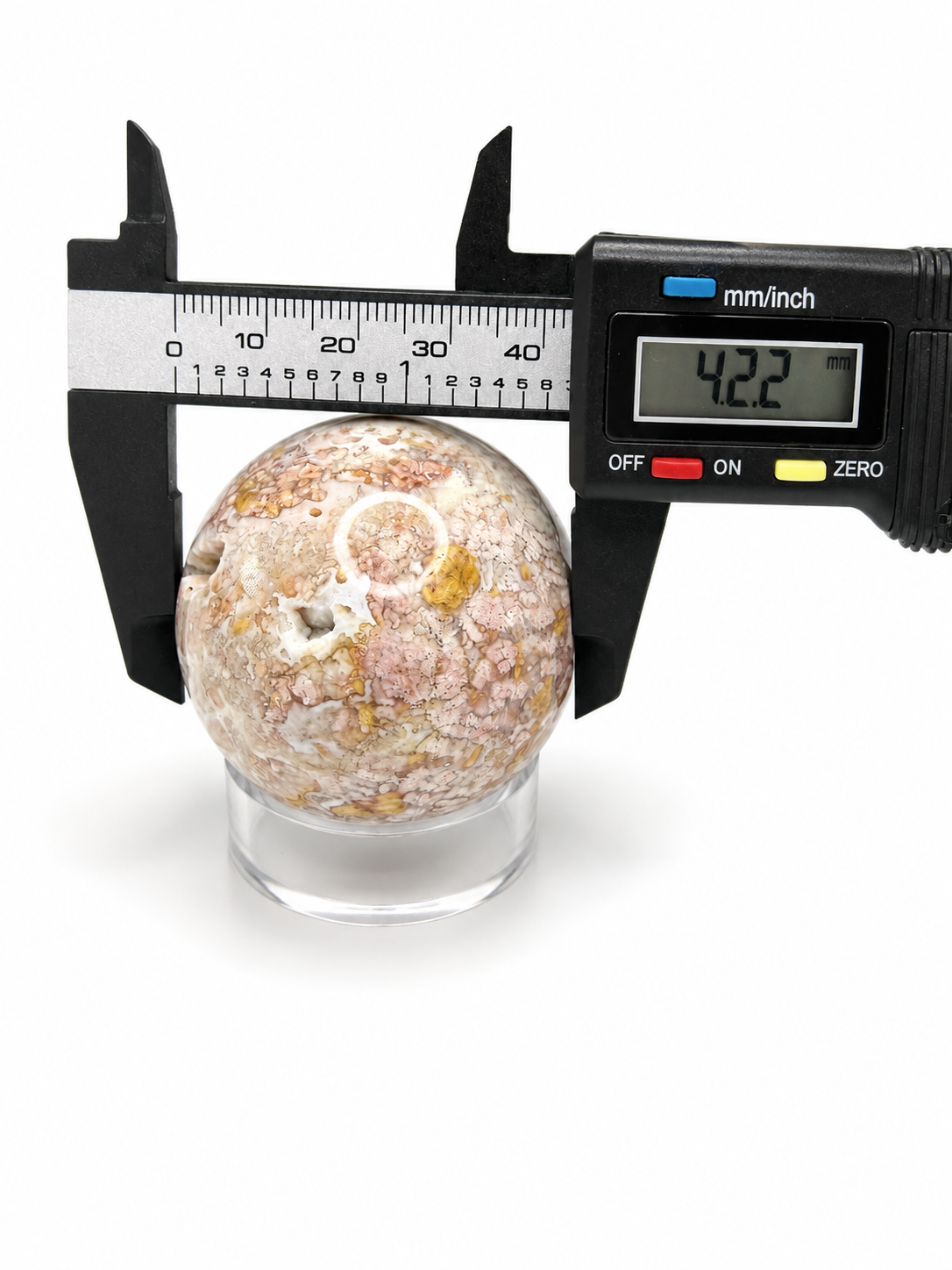 Druzy Flower Agate Sphere