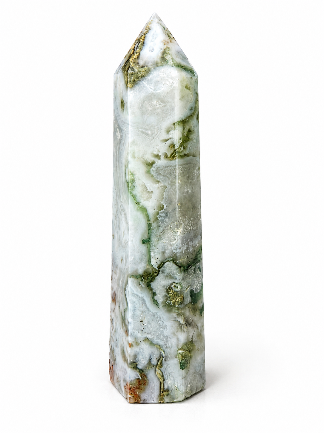 Moss Agate Tower 102 mm
