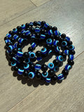 Black Obsidian & Evil Eye Protection Bracelet