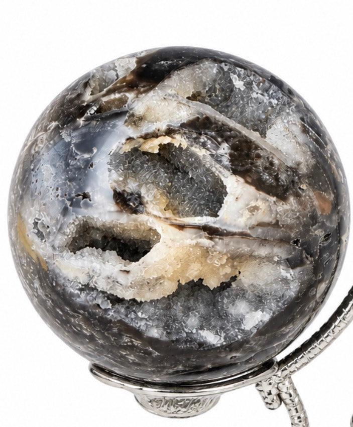 Black Sphalerite Sphere