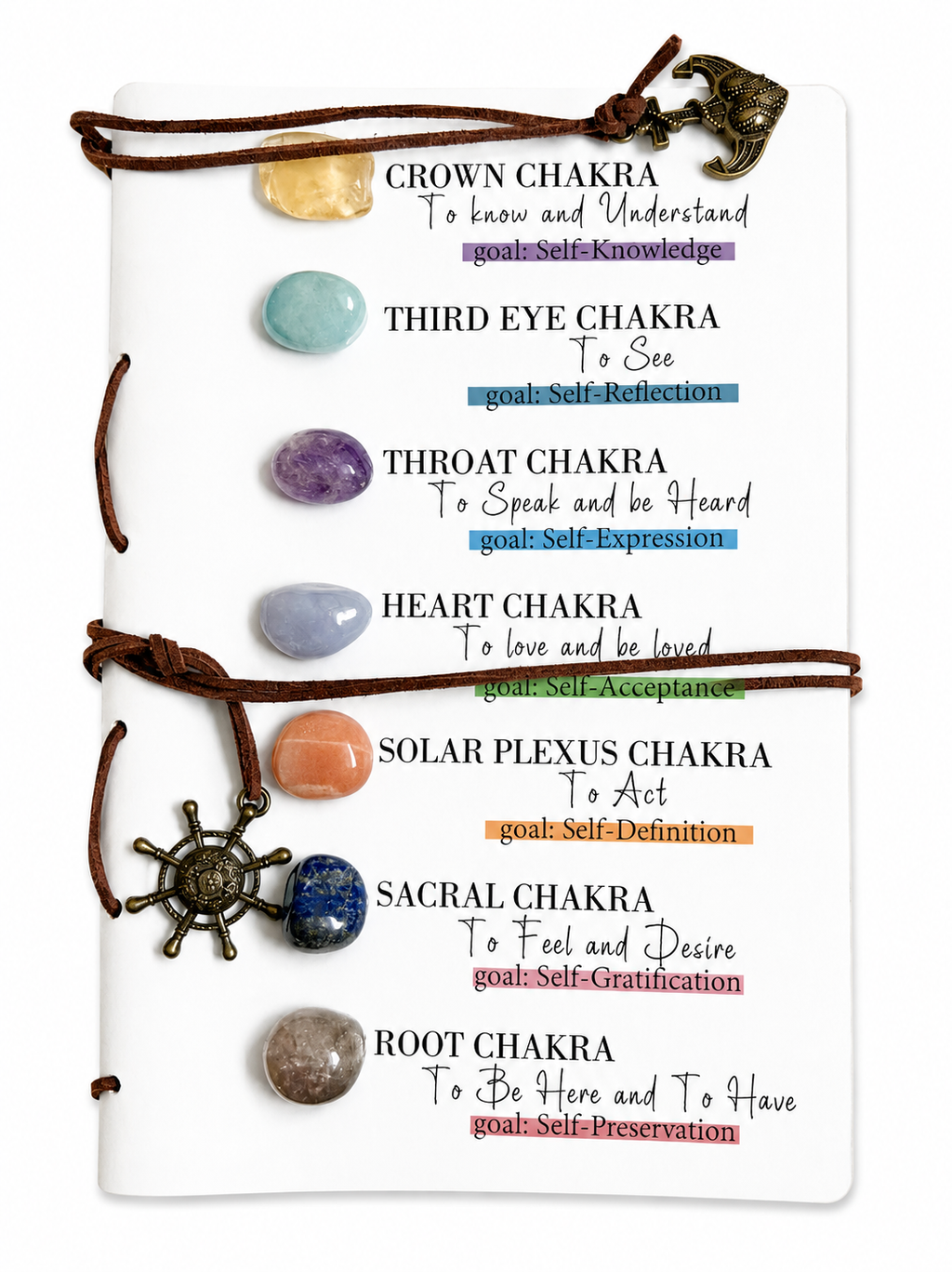 Seven Chakra Crystal Journal