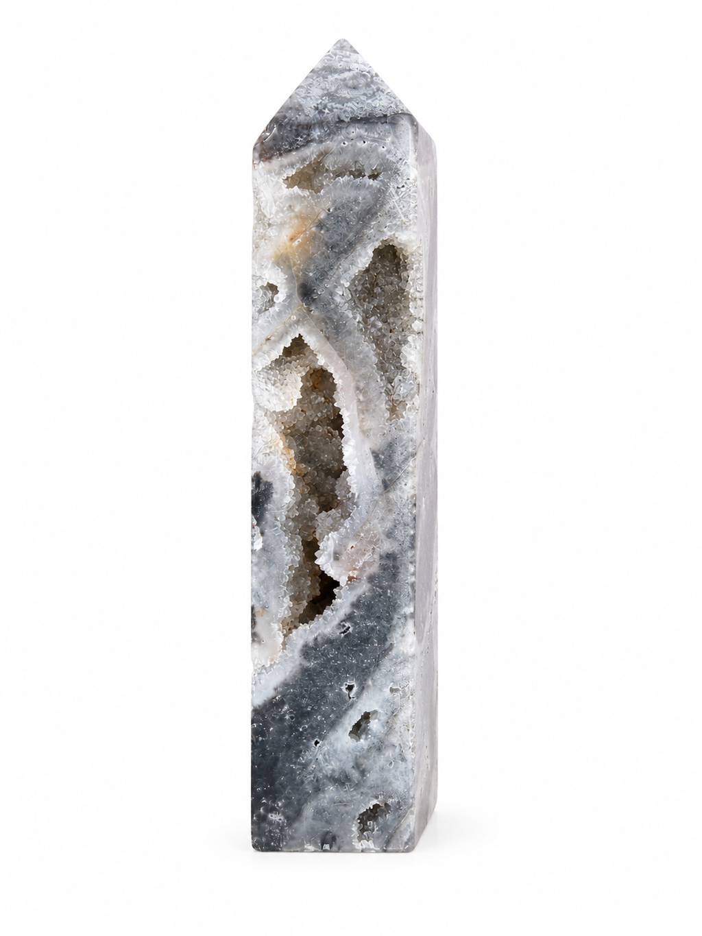 Druzy Agate Tower