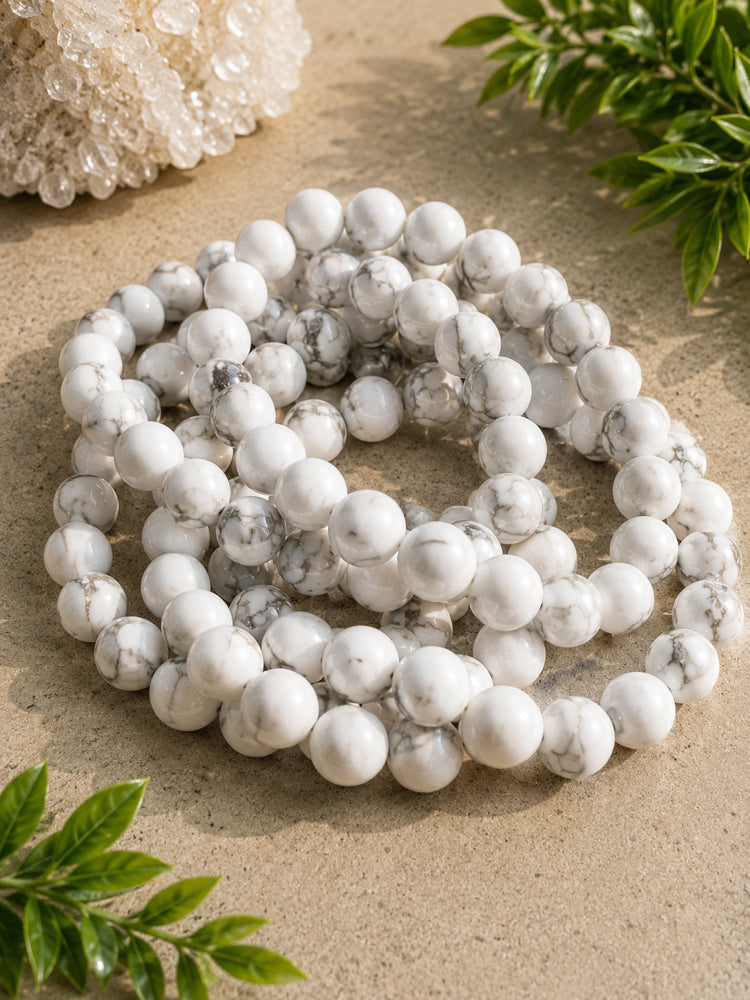 Howlite 8mm bracelet