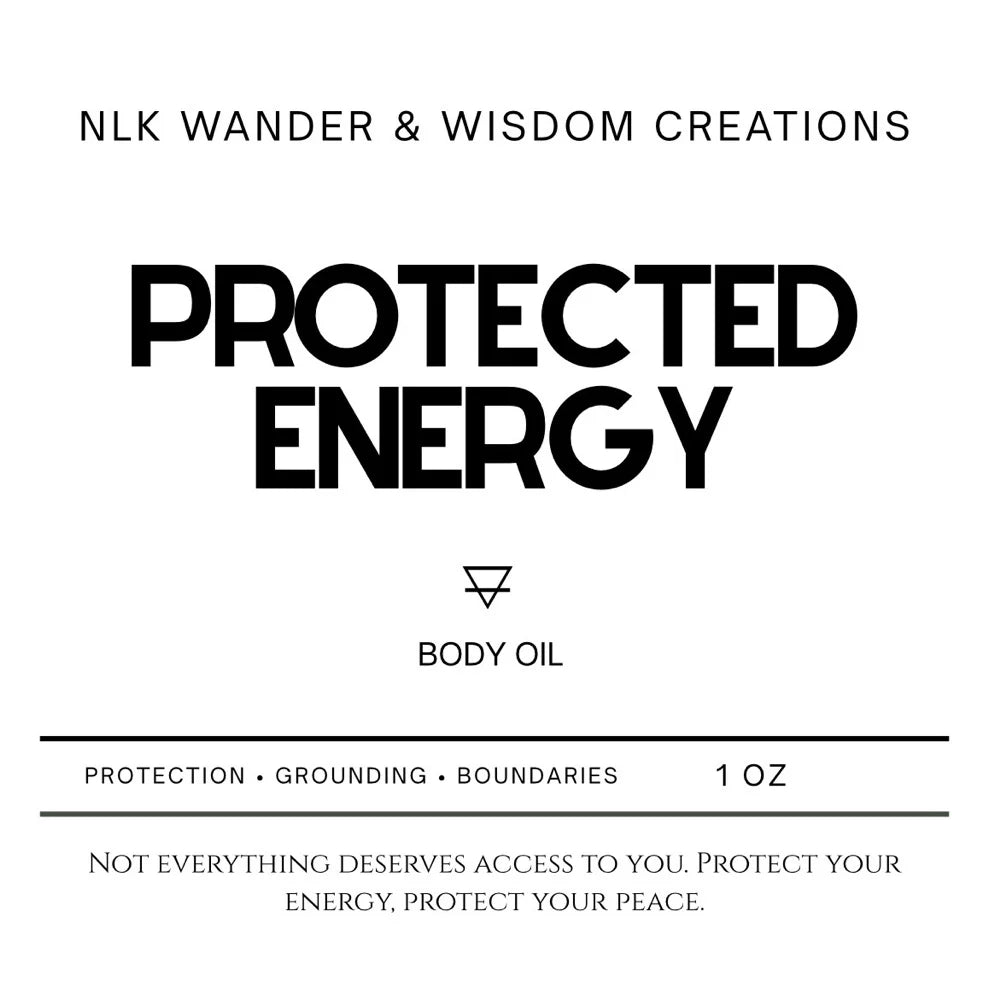 Protected Energy Body Oil