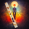 Chakra Selenite Energy Wand