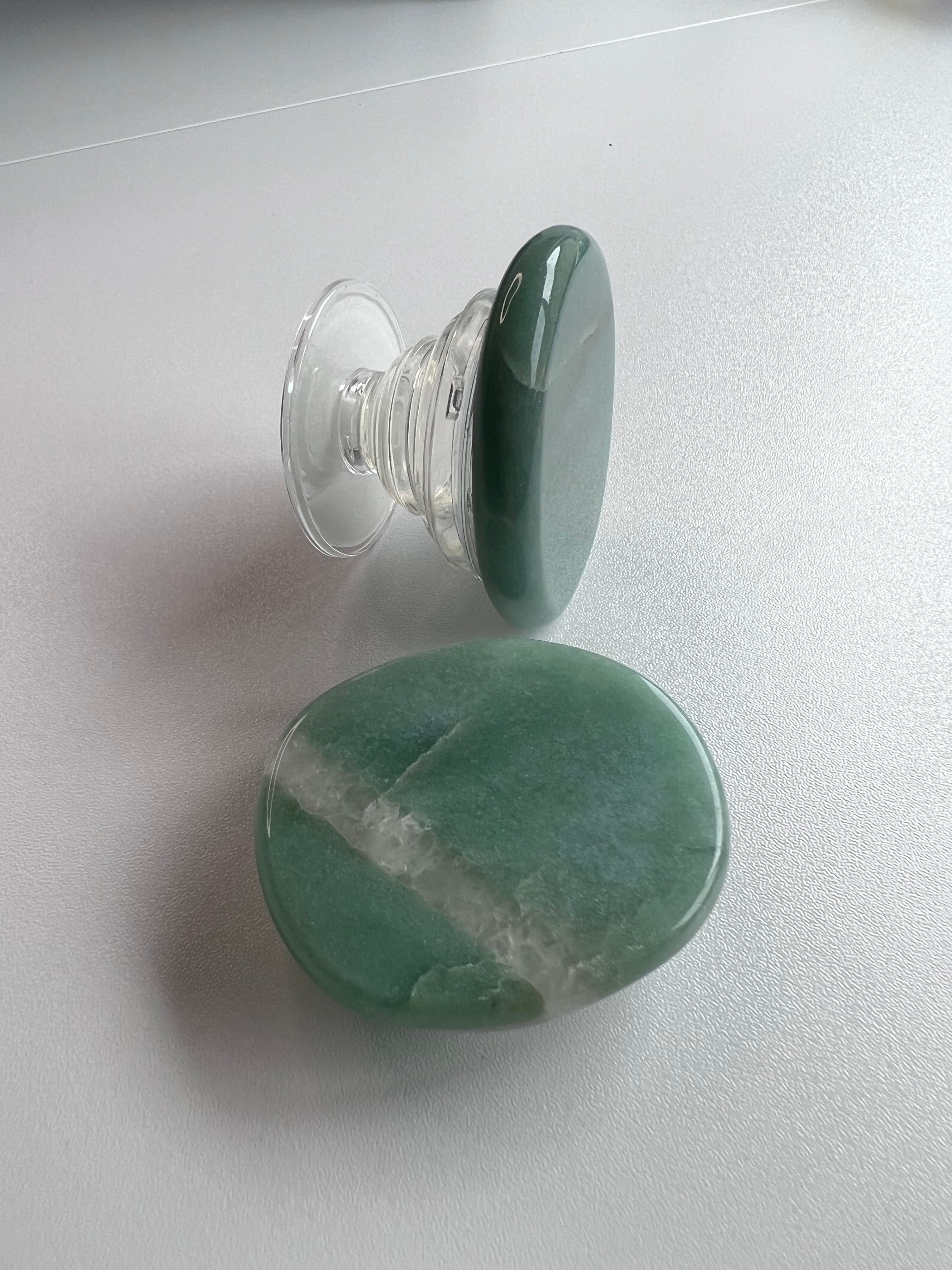 Green Aventurine Pop Socket