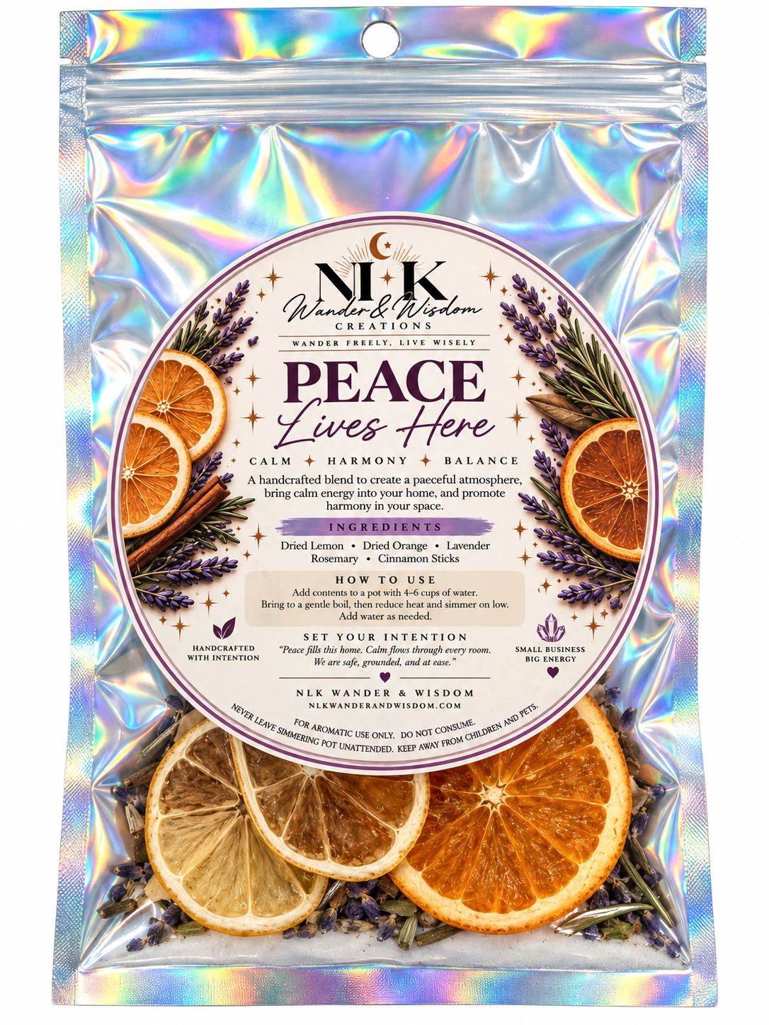 Peace Lives Here Simmer Pot Kit