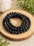 Black 8mm Obsidian Bracelet