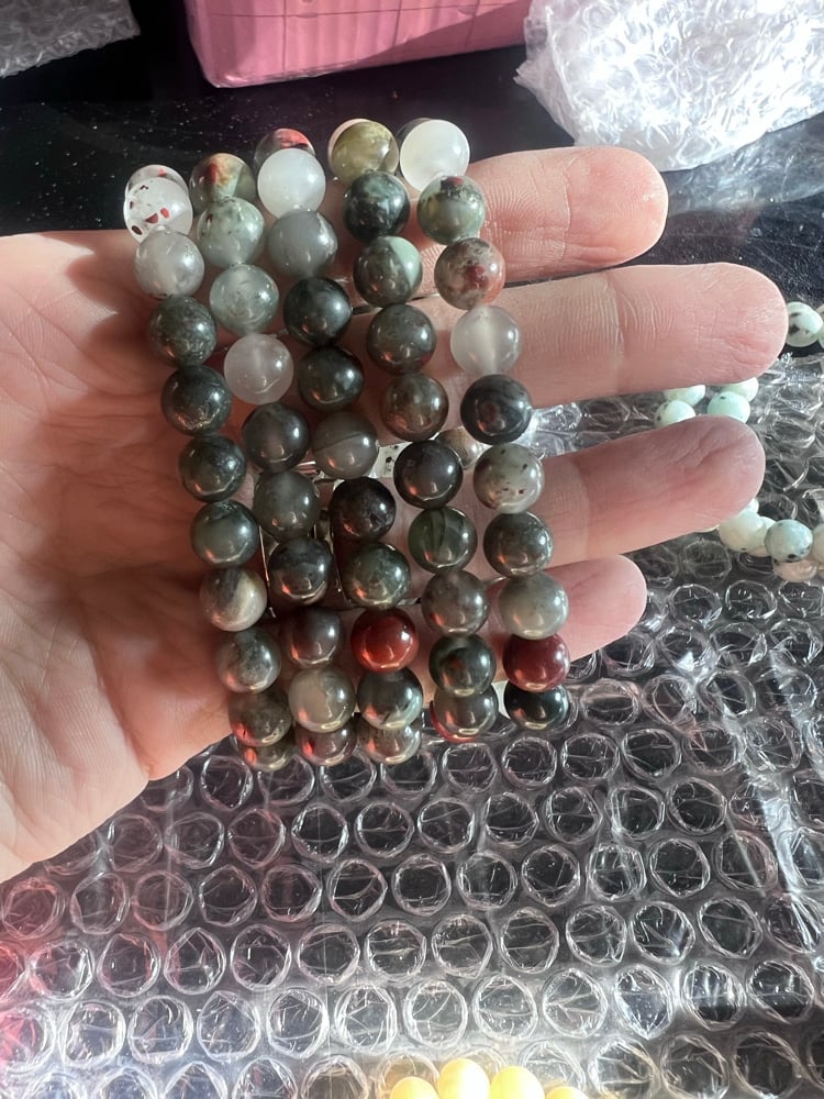 Bloodstone 8mm Bracelet