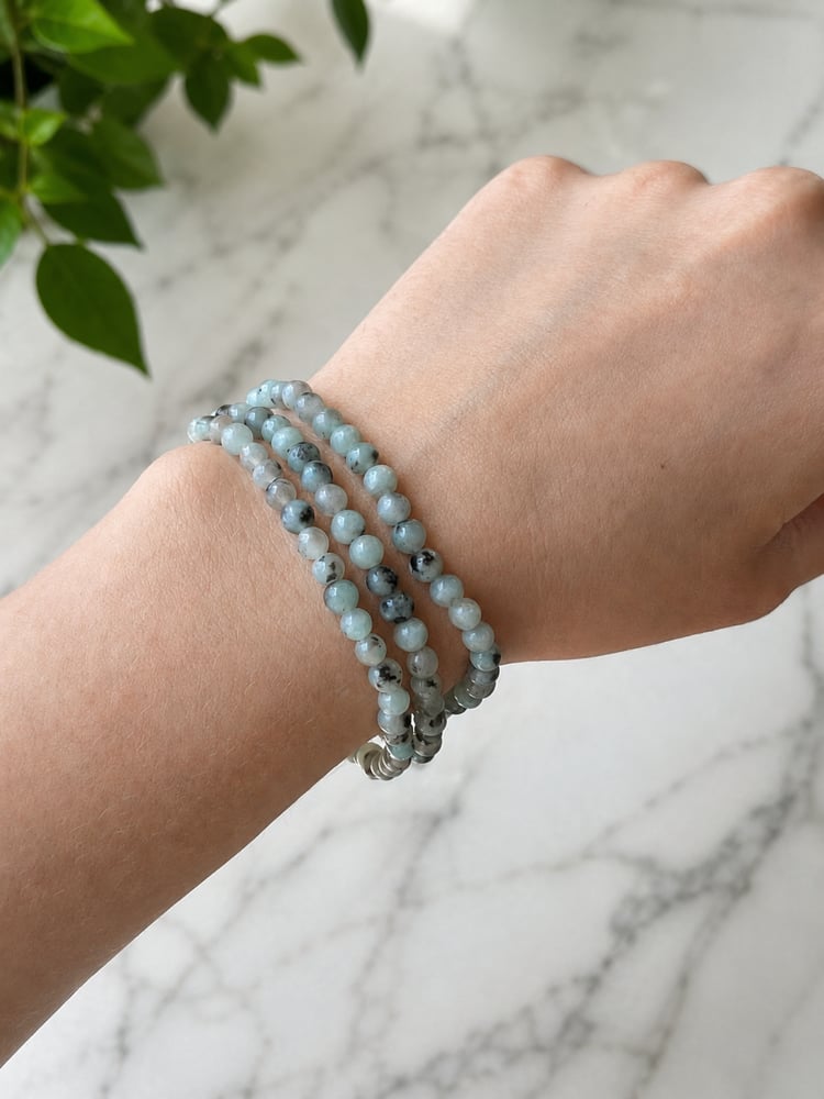 Kiwi Jasper Wrap Bracelet & Necklace