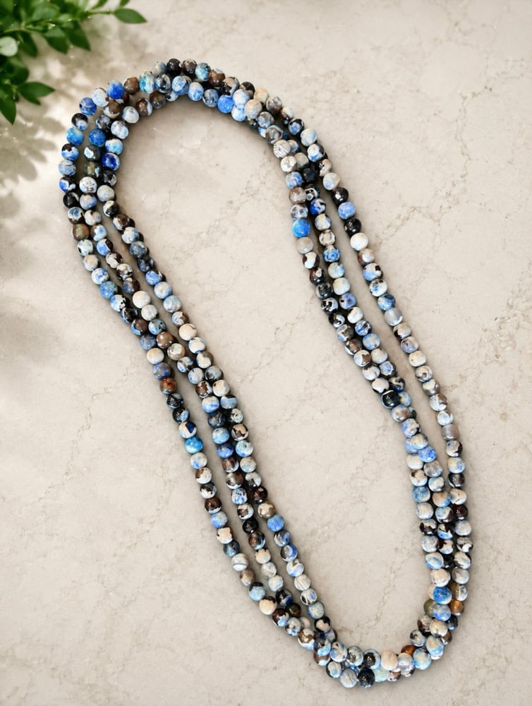 Sodalite Wrap Bracelet & Necklace