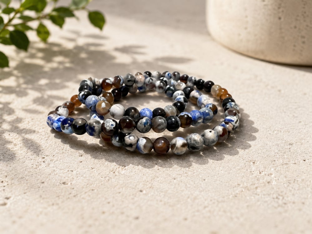Sodalite Wrap Bracelet & Necklace